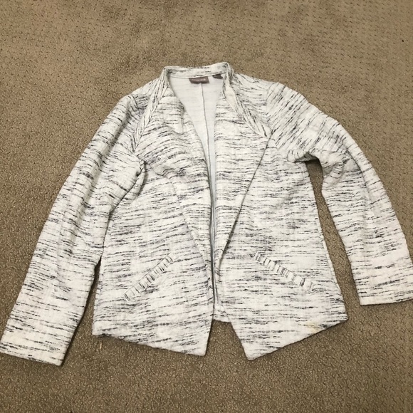 Casual jacket by Chico’s size 1 white and black - Picture 2 of 2